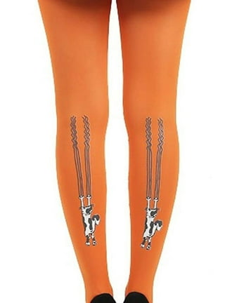 Malka Chic Womens Hosiery Tights in Womens Socks Hosiery Tights Orange Walmart