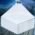 thumbnail image 5 of Waterproof Tarp Heavy Duty Outdoor Poly Tarpaulin with Metal Grommets,UV Resistant Windproof Multi-Purpose Protective Cover for Carport, Boat, Camping,Patio Furniture,Canopy,Roof,and Garden Use, 5 of 9