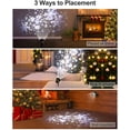 thumbnail image 4 of Morttic Christmas Projector Lights Outdoor, Highlight Led Snowflake Lights Projector, Waterproof Landscape Christmas Decorations Lighting for Xmas Home Party Wedding Garden Patio, 4 of 7