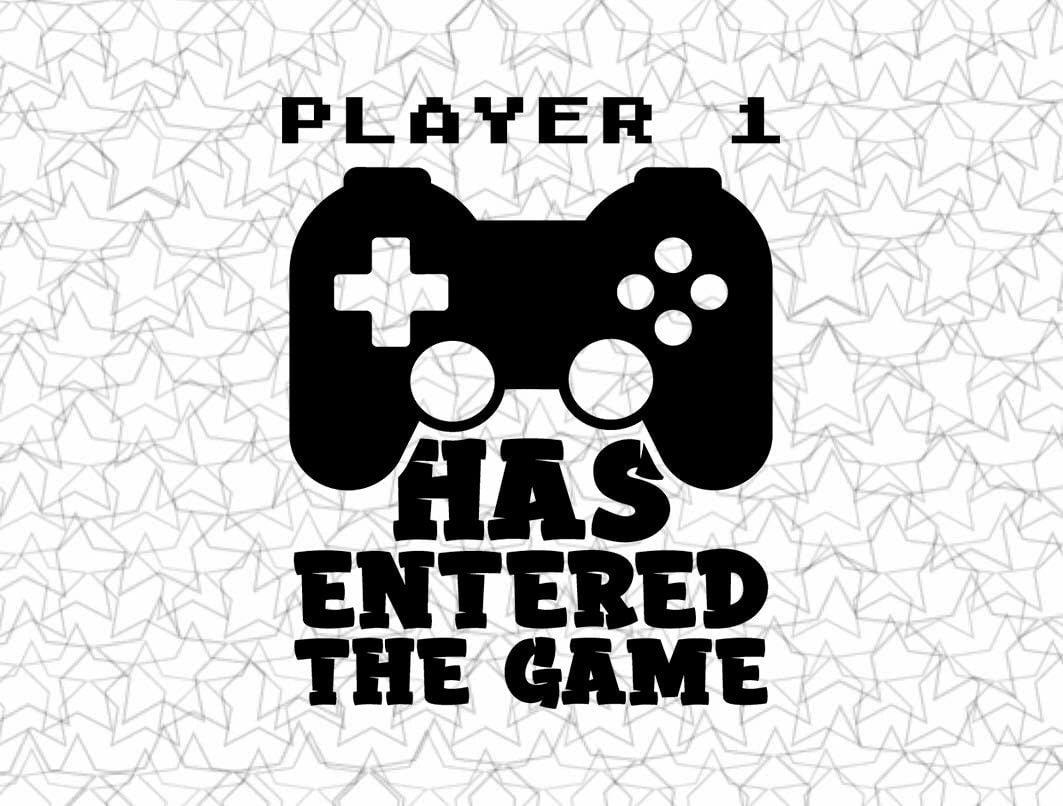 Player 1 has entered the game Decal Vinyl Sticker Tattoo Wall Console PS4  Laptop computer Truck Vehicle Car Windows Glass - Walmart.com