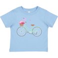 thumbnail image 3 of Inktastic Floral Bike Boys or Girls Toddler T-Shirt, 3 of 5