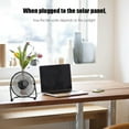 thumbnail image 3 of Panel solar del ventilador del hierro del USB 8inch 2.5w 5W 5V para viajar al aire libre YUNYI BRAND  Deportes, 3 of 8