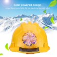 thumbnail image 3 of Comfortable Fan Helmet, Double Belt Design Outdoor Work Hat,  Helmet, Welding for Construction, 3 of 8