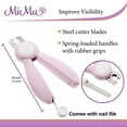 thumbnail image 2 of MiMu LED Cat and Dog Nail Clippers - Dog Nail Trimmers with Grooming Metal Comb, 2 of 6