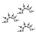 thumbnail image 1 of 18X Replacement Chrome Tremolo Bridge Saddles for Fender Electric Guitar, 1 of 6