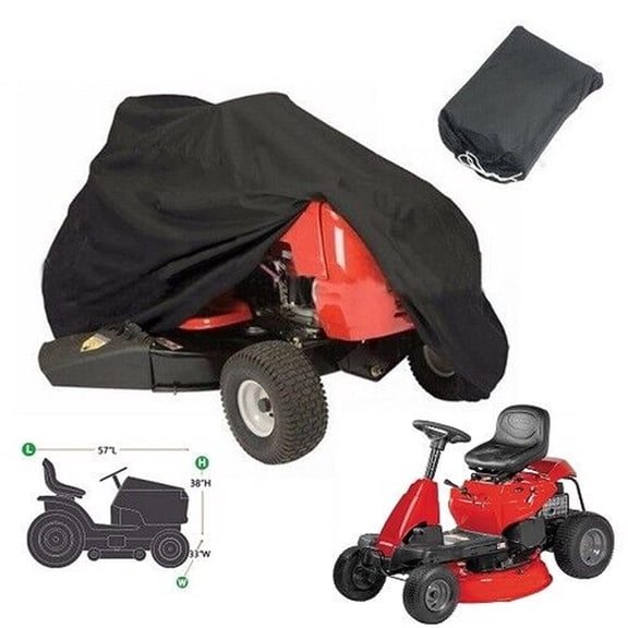 LQCrafK Riding Lawn Mower Cover, Durable, UV, Water Resistant Covers for Your Rider Garden Tractor 30 in.