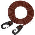 thumbnail image 2 of Correa para remo de kayak de color marrón de 189 cm con varilla de seguridad elástica y mosquetón para remar con seguridad, 2 of 8