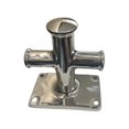thumbnail image 3 of 316 Stainless Steel Duckbill Cable Pile Sheep Horn Type Cable Pile Marine Cable Single Cross Pile Tie Rope System ,Compact Safe Design, 3 of 5