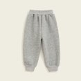thumbnail image 2 of Boys Pants Toddler Boys Autumn and Winter Solid Color Elastic Waist Sweatpants with Leggings, 2 of 9