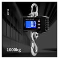 thumbnail image 1 of Balance Suspendue Numérique 1000Kg/500Kg Grue Balance Portable Robuste Grue Balance Rétroéclairage LCD Crochet Industriel Balances Unité Changement,Très Robuste, 1 of 7