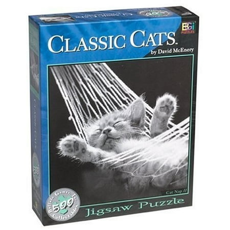 David McEnery Classic Cats 500-piece Jigsaw Puzzle: Cat Nap II, David McEnery has no doubt who man's best friend really is. his florking By Buffalo (Best Games For Cats Ipad)