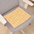 thumbnail image 2 of Bamboo Chair Cushions Summer Car Seat Cushion Seat Pad Office Chair Seat for Office Chairs,Breathable Anti Slip Size 15.7 x 15.7 inches, 2 of 5