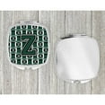 thumbnail image 4 of Letter Z Football Green and White Compact Mirror CJ1071-ZSCM, 4 of 4
