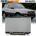 thumbnail image 2 of M-AUTO 2411 Aluminum Core Radiator OE Replacement For 2001 2002 2003 Toyota Rav4, Automatic / Manual Transmission Models, 2 of 10