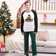 thumbnail image 5 of Conjuntos de pijamas navideños familiares a juego Grinch 2024, pijama de Grinch con parte superior y pantalones de pijama a cuadros, pijama de Grinch para niños y adultos para la familia, Hombres L, 5 of 6