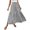 Grey, variant on Ediodpoh Women's Skirts High Waist A Line Skirt with Three Layer Tiered Design for Daily Casual Wear Comfortable Stretchy Flowy Midi Long Skirts for Women Yellow S