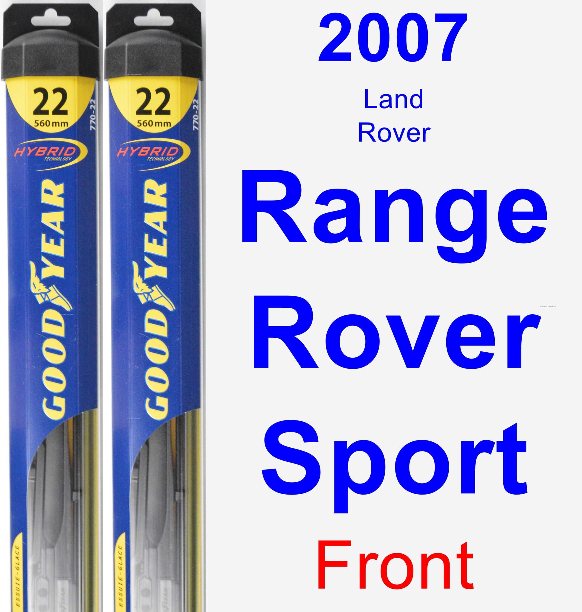2007 Land Rover Range Rover Sport Wiper Blade Set/Kit (Front) (2 Blades