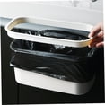 thumbnail image 3 of BRIGHTFUFU 2 Pcs Bac à Déchets Gris PP Design Simple pour Étudiants, 3 of 8