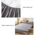 thumbnail image 4 of YAOMOBB Water-resistant Mattress Protector Waterproof Breathable Mattress Protector Soft Elastic Band slip Full Coverage Children Elderly Mattress Pad Protective, 4 of 6