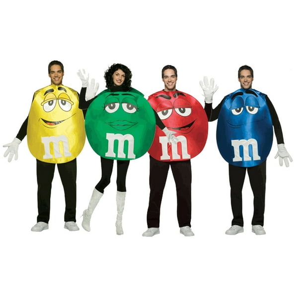 Adult M&M Group Costume Set of 4 - Walmart.com - Walmart.com