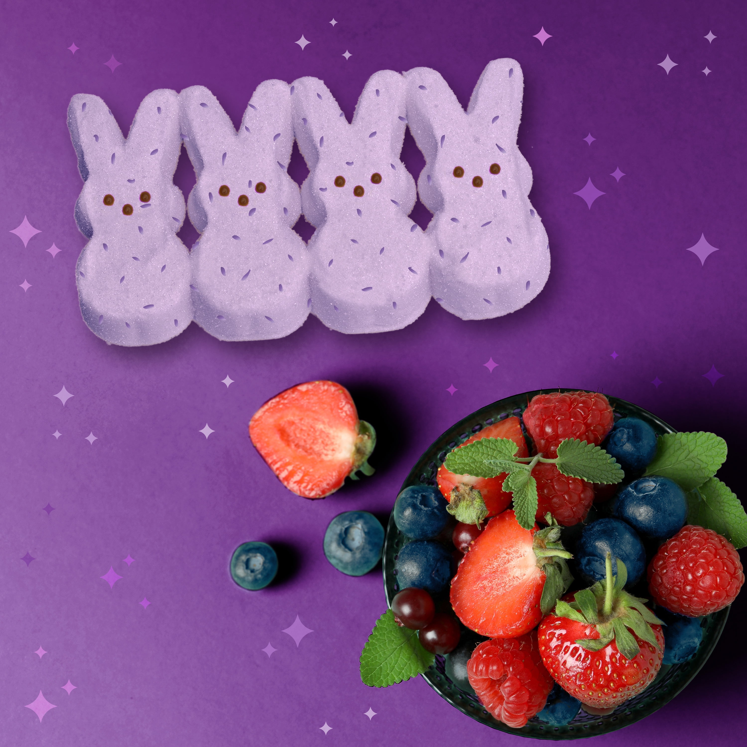 Peeps Sparkly Wild Berry Bunnies - Walmart.com
