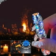 thumbnail image 5 of YIKA Rechargeable Lighter Blow A Colorful Flash Lighter Silver, 5 of 6