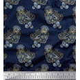 thumbnail image 1 of Soimoi Cotton Voile Fabric Artistic Paisley Print Fabric by the Yard 56 Inch Wide, 1 of 1