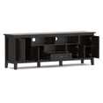 thumbnail image 5 of Simpli Home Warm Shaker 72 inch Wide Solid Wood TV Stand in Hickory Brown For TVs up to 80 inches, 5 of 11