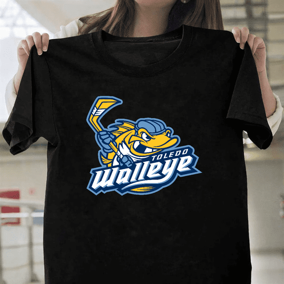 Toledo Walleye ECHL Hockey Team Local Sport Fan Spirit Pride Unisex T-Shirt, up to size 3XL.