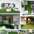 thumbnail image 3 of KULAGAGA Premium Synthetic Artificial Grass Turf 10 FT*6.5 FT, High Density Fake Faux Grass Turf, Natural and Realistic Looking Garden Pet Dog Lawn, 3 of 7