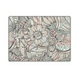 thumbnail image 3 of CADecor Ethnic Retro Zentangle Floral Throw Blanket Bed Sofa Blanket 58x80 inches, 3 of 3