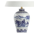 thumbnail image 6 of JONATHAN Y Zhou 26.5" Ceramic/Iron Traditional Cottage LED Table Lamp, Blue, JYL6610A, 6 of 8