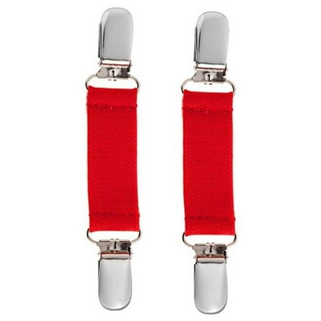 Children Toddler Glove And Mitten Clips Polyester Cold Weather Accessories (Red)