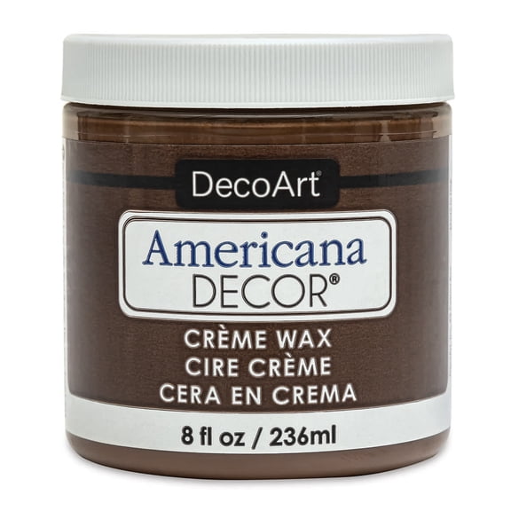 DecoArt a Decor- Creme Wax, Deep Brown, 8 oz.