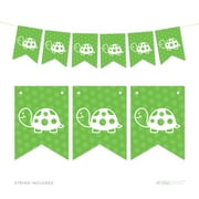 Pennant Party Banner Turtle