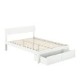 thumbnail image 4 of Boston Full Bed with Foot Drawer in White, 4 of 5