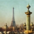 thumbnail image 2 of Amy Melious 12x12 White Modern Wood Framed Wall Art Titled - Eiffel Tower VI, 2 of 5