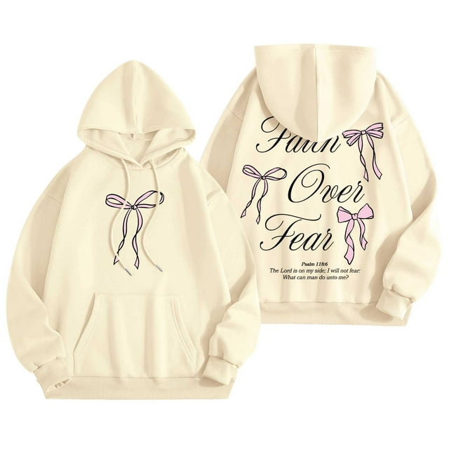 Chandails à Capuchon pour Femmes Chandails en Molleton Graphiques Vintage Chandails en Molleton Tendance Vêtements Preppy Chandails en Molleton à Manches Longues