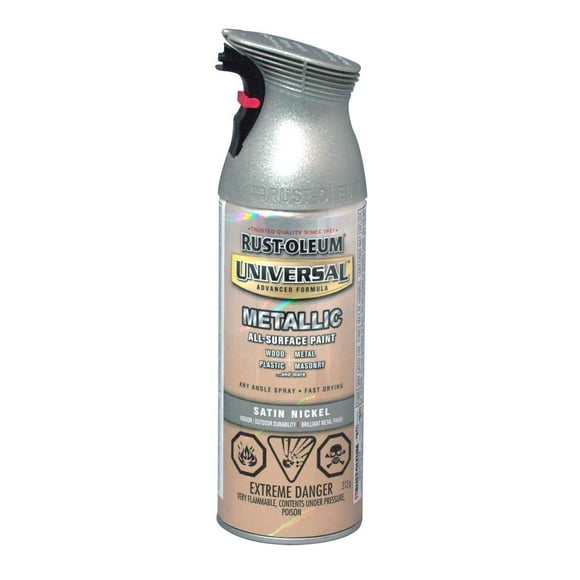 Rust-Oleum Universal émail tous-surfaces - Nickel satiné 340 g