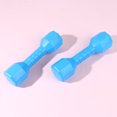 thumbnail image 3 of EeaseCA 4pcs Children Octagonal Dumbell Outdoor Plastic Fitness Equipment Kids Performance Dancing Tool Exercise Toy (Blue), 3 of 7