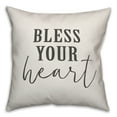thumbnail image 2 of Creative Products Bless Your Heart 18x18 Spun Poly Pillow, 2 of 3