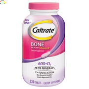 Caltrate Bone Health Advanced Calcium 600+D3 plus Magnesium, Zinc, Copper & Manganese 320 Tablets
