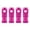 Pink, variant on Tibvox 4pack Bicycles Tyre Valves Dust Caps Universal Valves Stem Caps Threaded Caps for Enhancing Air Retention