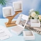 thumbnail image 5 of Paquete de 20 cajas de papel kraft blanco con ventana transparente, 3,6 x 3,6 x 1,4 pulgadas, para envolver regalos., 5 of 9
