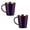 Purple, variant on 10oz 18/8 Stainless Steel Coffee Mugs Set of 2, Double Walled Insulated Coffee Cups with Handles, Dishwasher Safe (Blue)