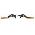 thumbnail image 4 of Brake  Levers, Short Brake  Levers 147mm Aluminum Alloy Cool Design Adjustable Rustproof  for MT07 MT09 FZ07, 4 of 8