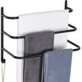 thumbnail image 5 of 3 Tier Metal Blanket Rack, Wall Mouted Blanket Holder for Bathroom Display Rack, 5 of 8