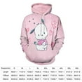 thumbnail image 4 of Pochacco Hoodie 3D Print Pullover Hooded Long Sleeve Sweatshirts Tops Blouse with Pocket for Mens Womens, 4 of 6