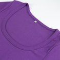 thumbnail image 2 of HSHDLDF Women's Square Neck Long Sleeve Ribbed Slim Fitted Casual Basic Crop Top, 2 of 6