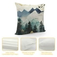thumbnail image 4 of COMIO  Mountain Forest Square Pillow Cover Nature Landscape Watercolor Boho Mountains Decorative Cushion Covers Forest Pillow Case for Couch Sofa Bedroom Car, 4 of 5